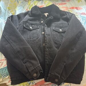 Forever 21 Black Jean Jacket
